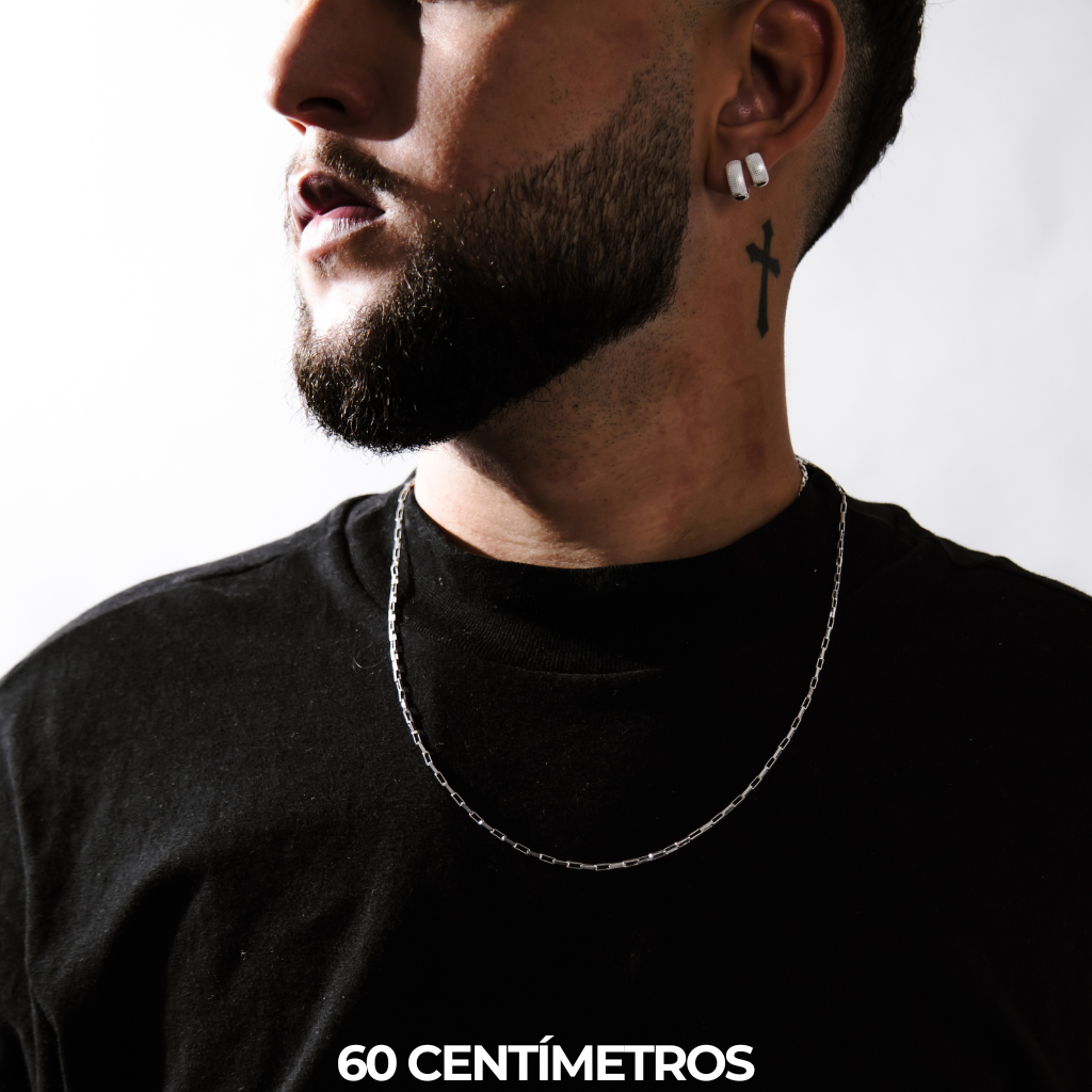 Corrente Masculina em Prata 925 - Tijolinho 2mm