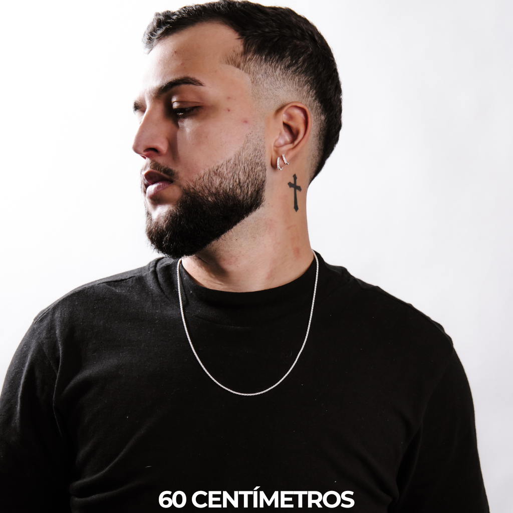 Corrente Masculina em Prata 925 - Pipoca 2mm