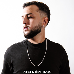 Corrente Masculina em Prata 925 - Pipoca 3mm