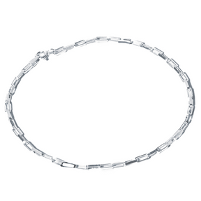 Pulseira Masculina em Prata 925 - Elo Tijolinho