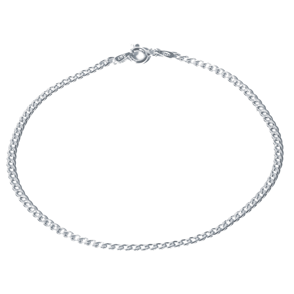 Pulseira Masculina em Prata 925 - Grumet 2mm