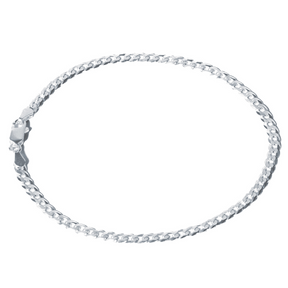 Pulseira Masculina em Prata 925 - Grumet 3mm