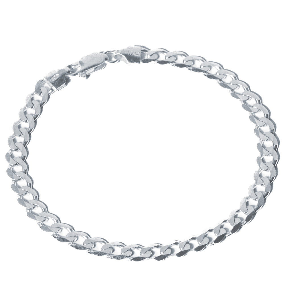 Pulseira Masculina em Prata 925 - Grumet 5mm