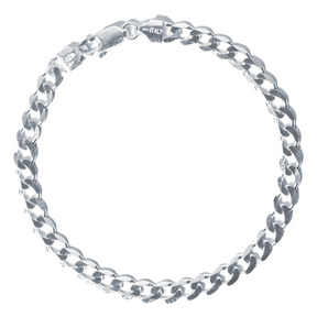 Pulseira Masculina em Prata 925 - Grumet 6mm