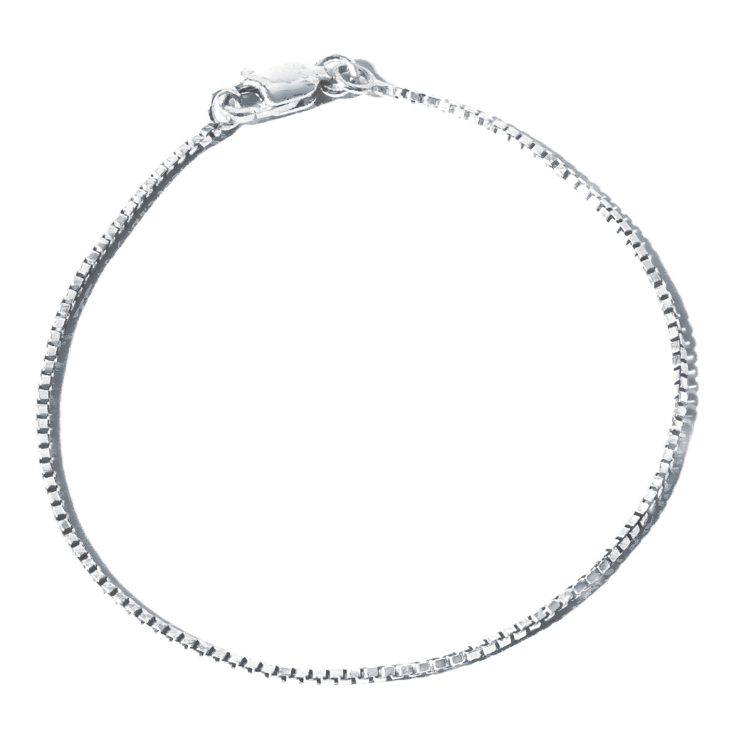 Pulseira Masculina em Prata 925 - Veneziana 1 Fio