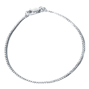 Pulseira Masculina em Prata 925 - Veneziana 1 Fio