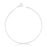 Pulseira Masculina em Prata 925 - Elo Tijolinho