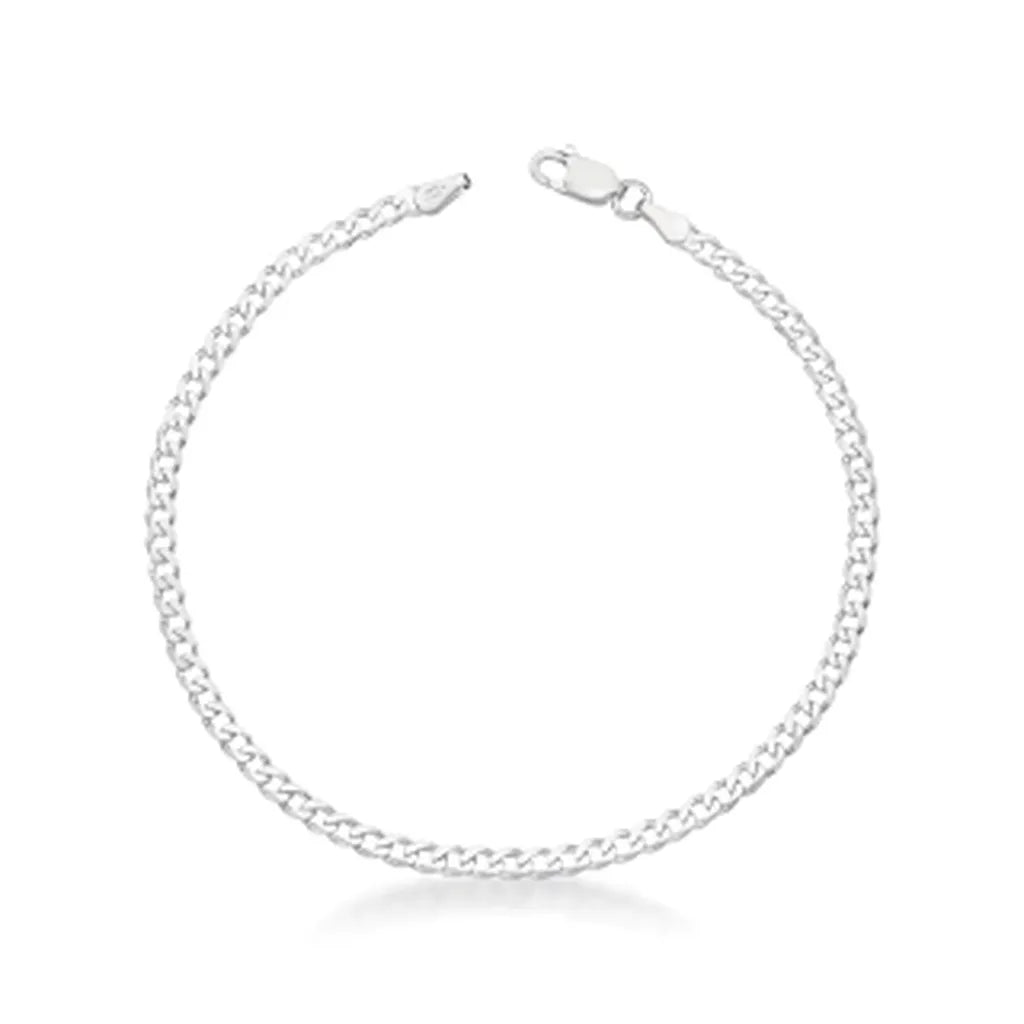 Pulseira Masculina em Prata 925 - Grumet 3mm