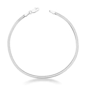 Pulseira Masculina em Prata 925 - Cobra 2,6mm