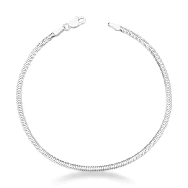 Pulseira Masculina em Prata 925 - Cobra 2,6mm