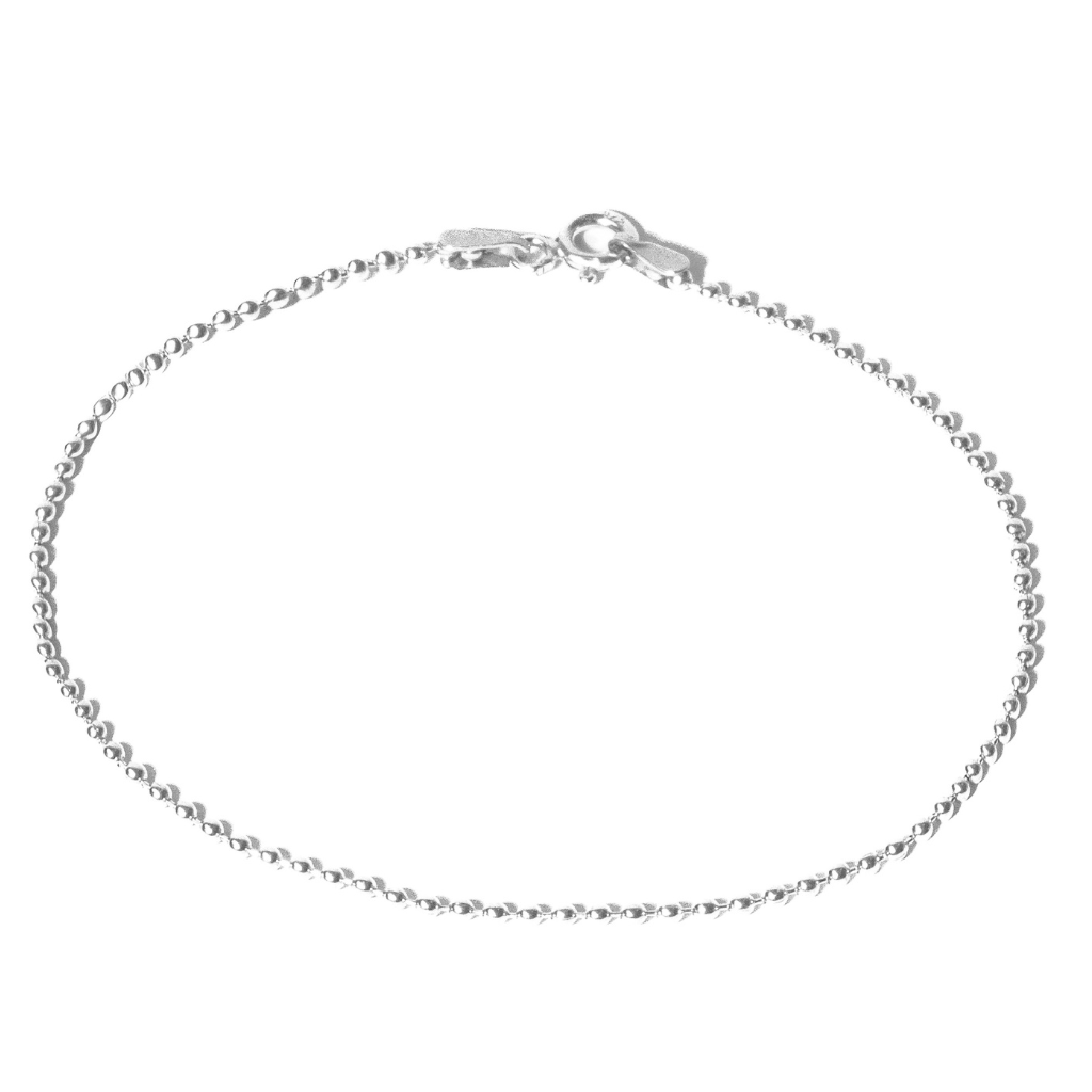 Pulseira Masculina em Prata 925 - Esferas 1,5mm